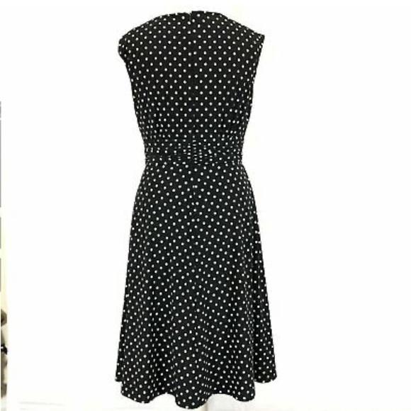 MADELEINE Fit&Flared Polka Dot Spotted Dress Size 14 UK - Picture 4 of 10